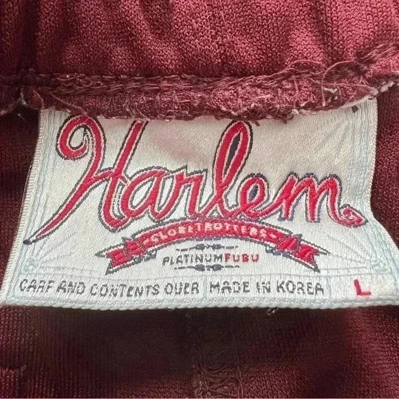 Platinum FUBU Harlem Globetrotters #35 Warmup Basketball Sweatpants Mens… - Picture 4 of 15